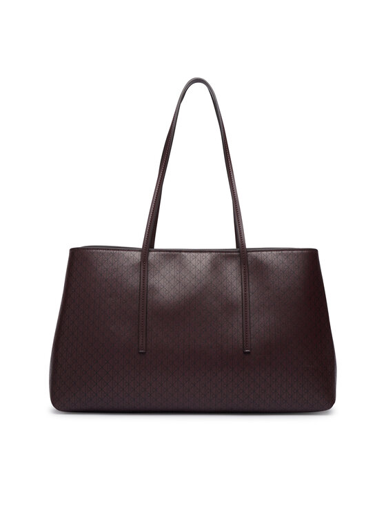 Calvin Klein Rankinė Calvin Klein Emblem Aop Medium Work Tote LV04F3786G Vyšninė