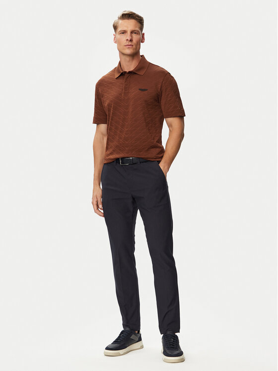 BOSS BOSS Polo C-Prout 180_AM 50565174 Marrón Regular Fit