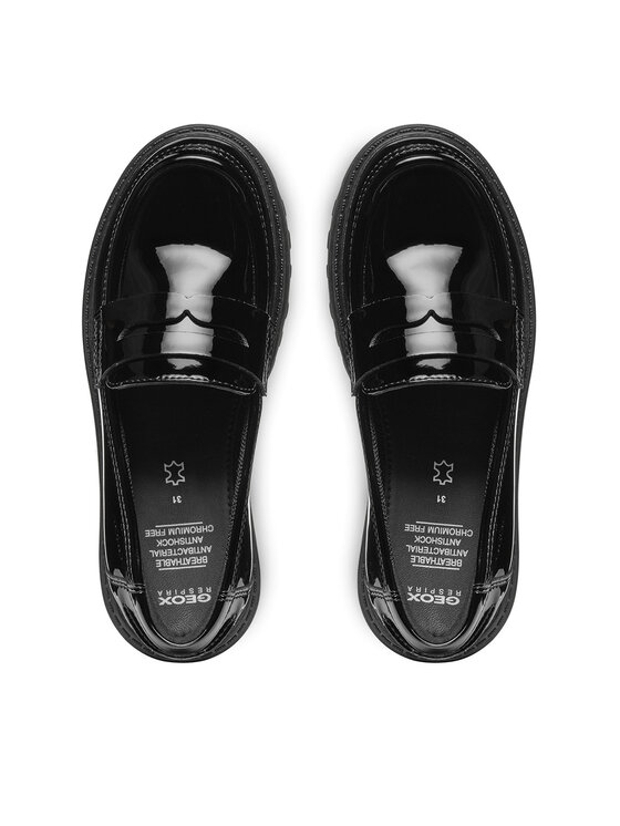 Geox Loafers Geox Jr Casey J3620C 000HH C9999 D Čierna