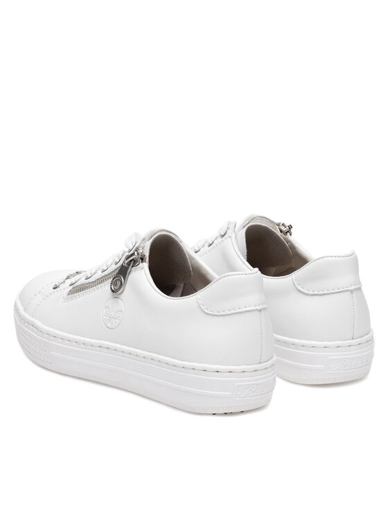 Rieker Sneakersy Rieker L59L1-83 Bílá