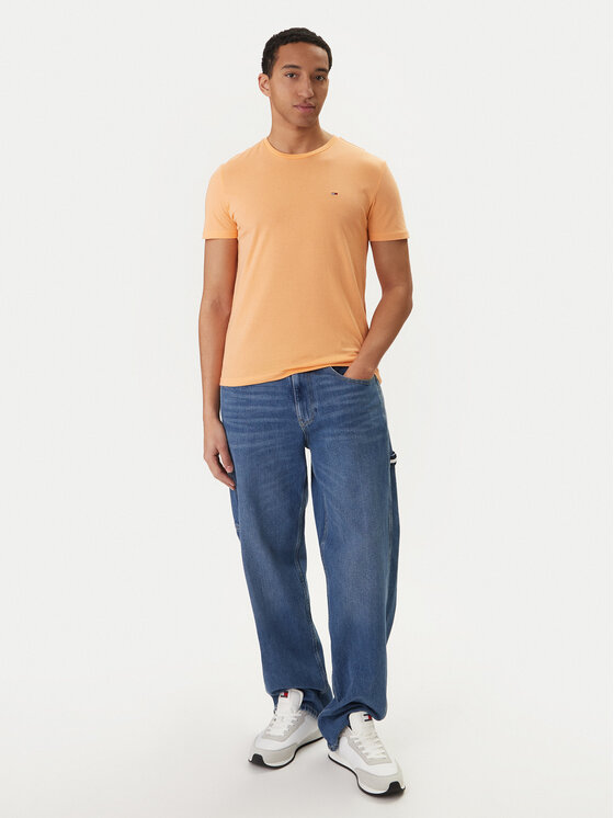 Tommy Jeans Tommy Jeans Camiseta DM0DM20363 Naranja Slim Fit