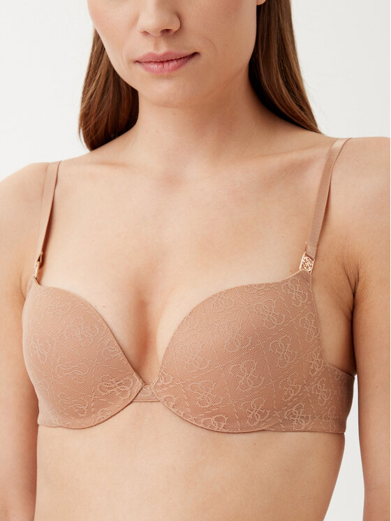 Guess Guess Бюстгальтер push-up O5RC12 KCLB0 Коричневий