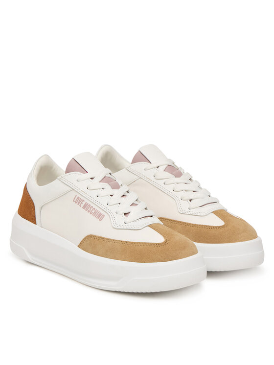 LOVE MOSCHINO Снікерcи LOVE MOSCHINO JA15215G1PINH10C Білий