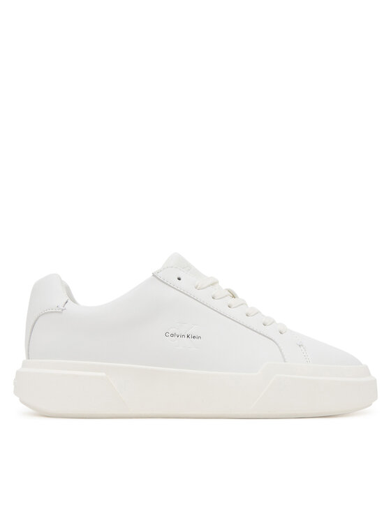 Calvin Klein Сникърси Calvin Klein Chunky Cupsole Laceup Lth Wn YW0YW01947 Бял