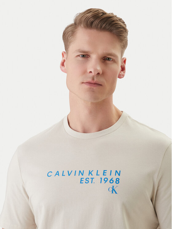 Calvin Klein Jeans Calvin Klein Jeans Camiseta LV04RF800G Beis Classic Fit
