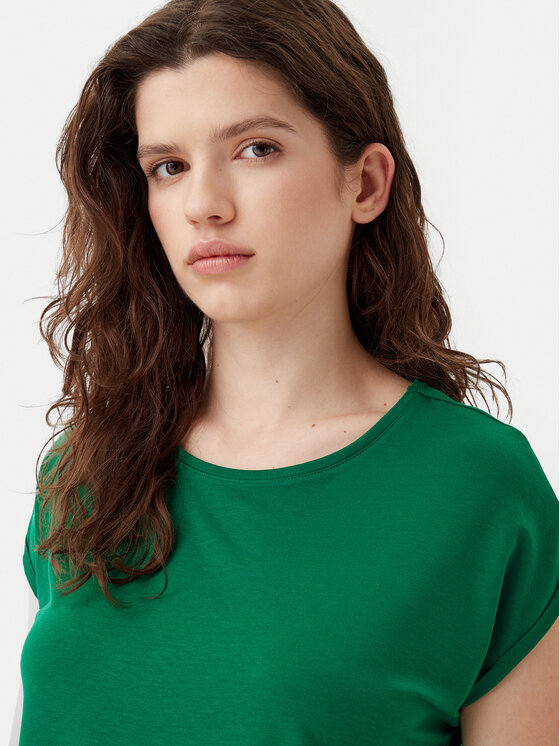 Vero Moda Vero Moda T-shirt Ava 10284468 Zelena Regular Fit