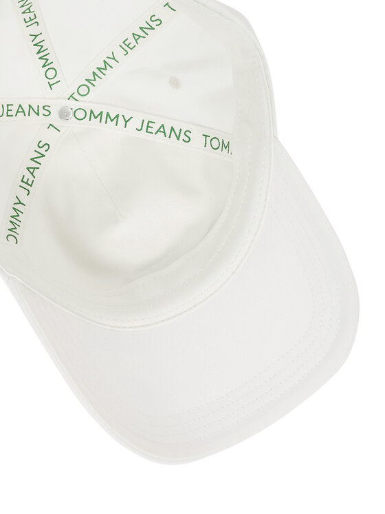Tommy Jeans Gorra con visera Tommy Jeans Tjw Heritage Core 5 Panel Cap AW0AW16991 Blanco