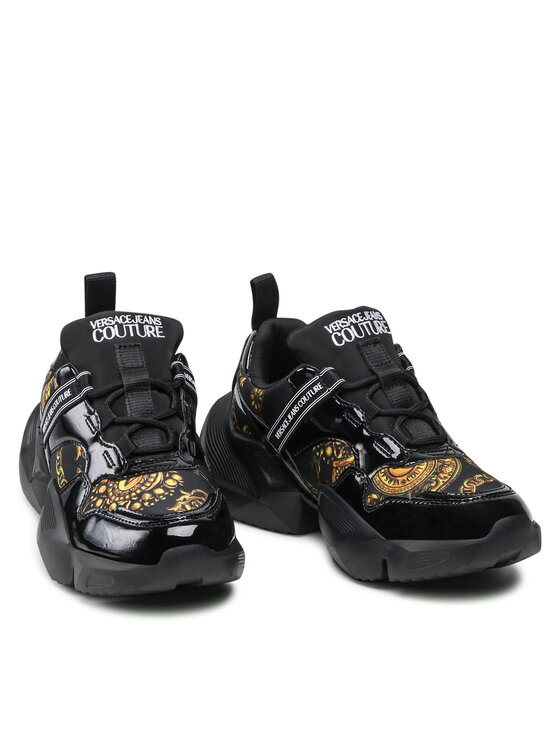 Versace Jeans Couture Сникърси Versace Jeans Couture 71VA3SU7 Черен