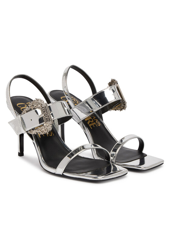 Versace Jeans Couture Босоніжки Versace Jeans Couture 80VA3S71 ZS406 900 Срібний