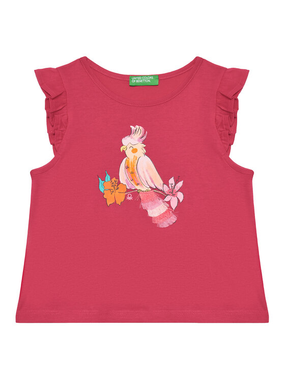 United Colors Of Benetton United Colors Of Benetton Футболка 3I1XG10JK Рожевий Regular Fit
