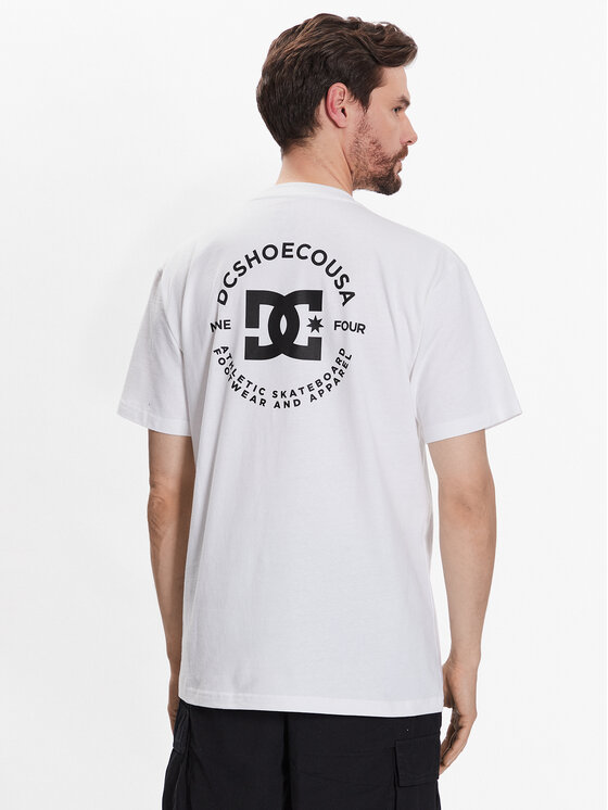 DC Shoes DC Shoes T-shirt Star Pilot ADYZT04991 Bianco Relaxed Fit