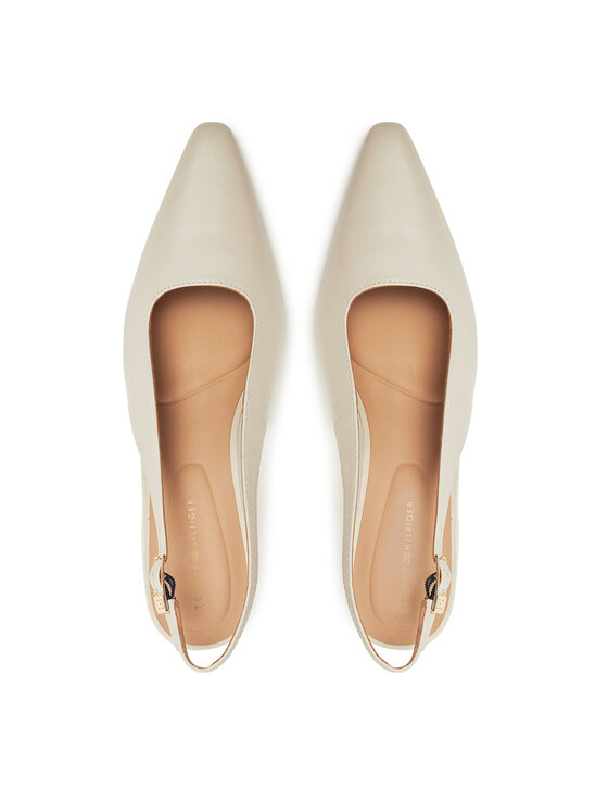 Tommy Hilfiger Scarpe stiletto Tommy Hilfiger Squared Toe FW0FW08636 Beige