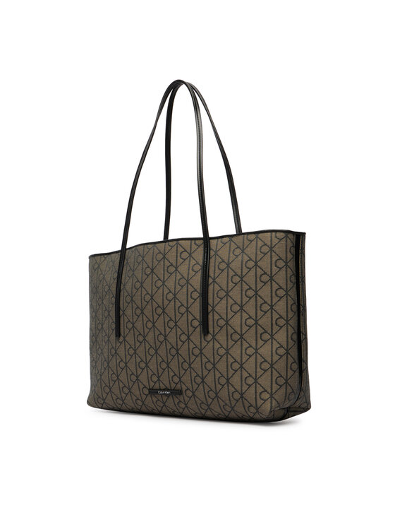 Calvin Klein Τσάντα Calvin Klein Emblem Trio Pebble Shoulder Bag LV04F3750G Καφέ