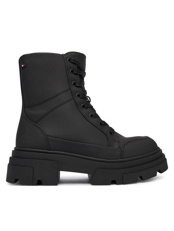 Tommy Hilfiger Polacchine Tommy Hilfiger Tommytech Water Repellent Laceup FW0FW09161 Nero
