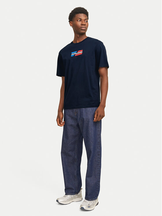 Jack & Jones Jack & Jones Camiseta Corp Graphic 12268415 Azul marino Regular Fit