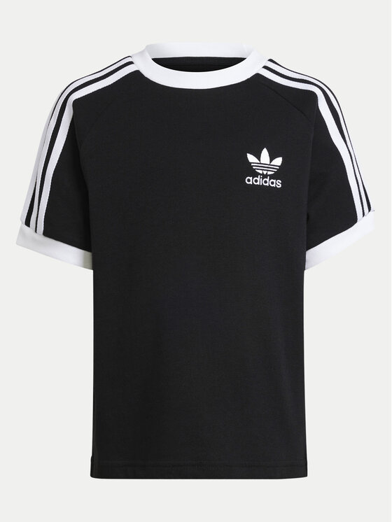 adidas adidas Marškinėliai adicolor Trefoil IY2389 Juoda Regular Fit