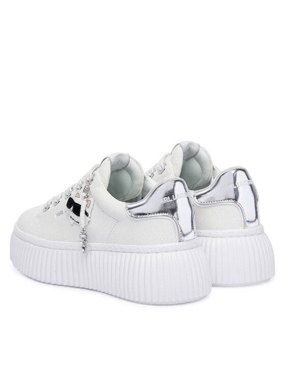 KARL LAGERFELD Сникърси KARL LAGERFELD KL42376C Бял