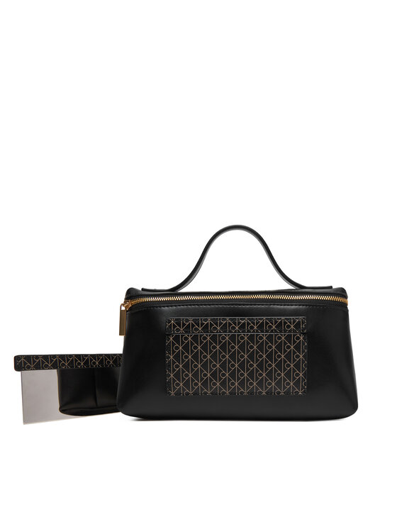 Calvin Klein Kosmetický kufřík Calvin Klein Emblem Aop Beauty Case Giftset LV04F1102G Černá