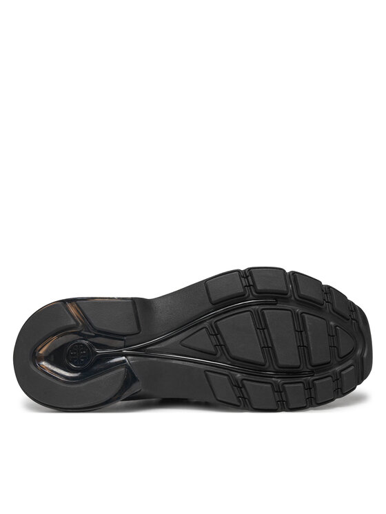 Tory Burch Снікерcи Tory Burch Good Luck Woven Trainer 159962 Чорний