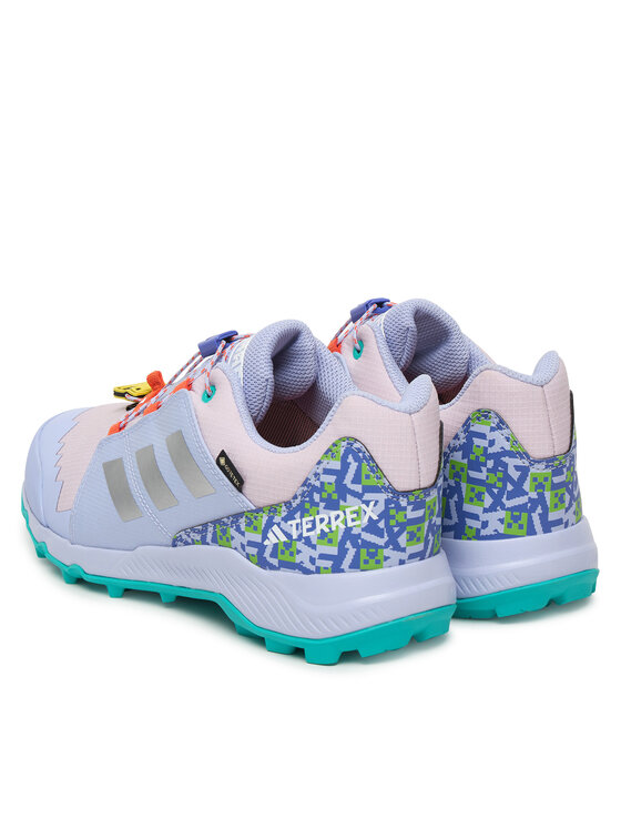 adidas Трекінгові черевики adidas Minecraft Terrex Gore-Tex Hiking JR1315 Фіолетовий