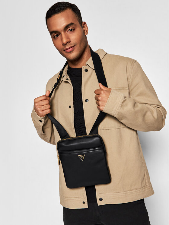 Guess Borsellino Guess Scala Smart Crossbody Flap HMESCA P2223 Nero