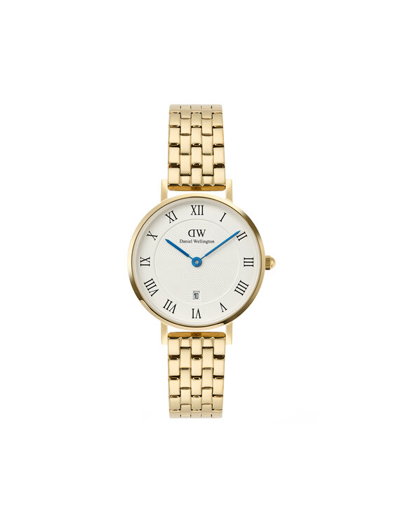 Daniel Wellington Ročna ura Daniel Wellington Petite Roman Numerals DW00100857 Zlata