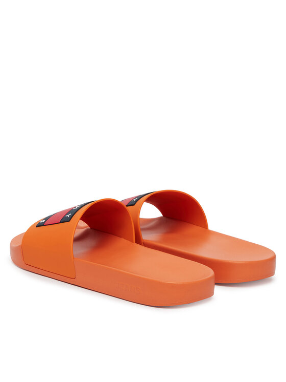 Tommy Jeans Klapki Tommy Jeans Tommy Jeans Pool Slide Ess EM0EM01191 Pomarańczowy