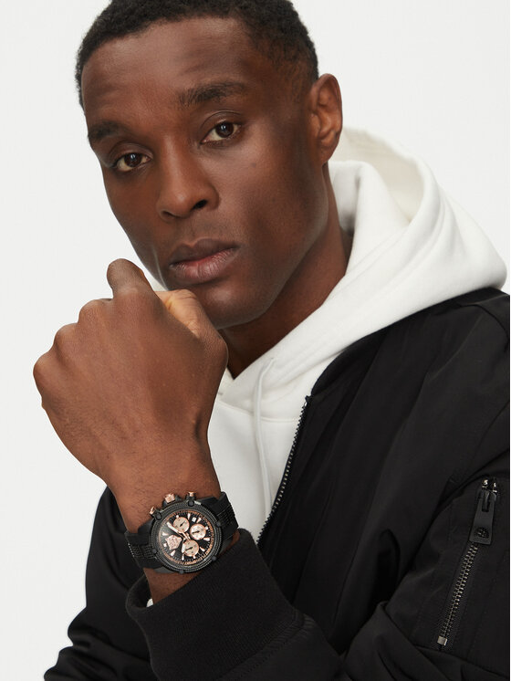 Plein Sport Hodinky Plein Sport Hurricane PSDBA0323 Čierna