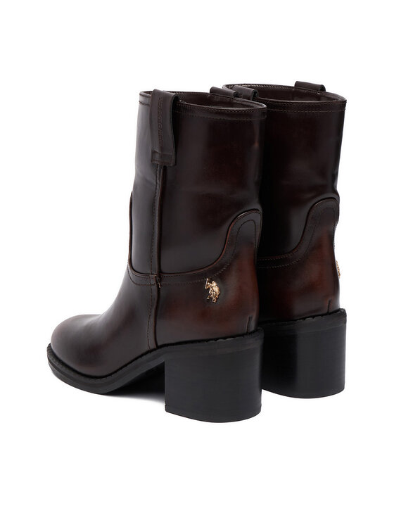 U.S. Polo Assn. Ботильйони U.S. Polo Assn. EO-KATIA001W/EY1 Коричневий