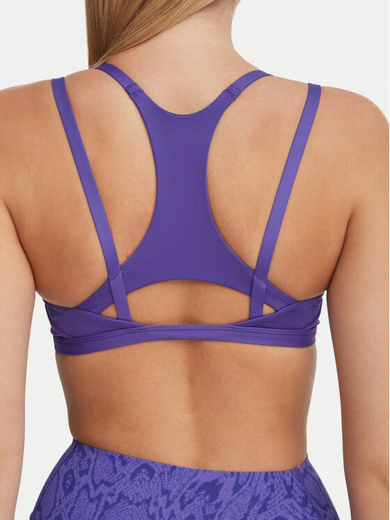 adidas adidas Αθλητικό σουτιέν Optime Workout Strappy Light Support Bra KS6041 Μωβ