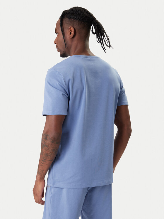 BOSS BOSS Camiseta Mix&Match 50515312 Celeste Regular Fit