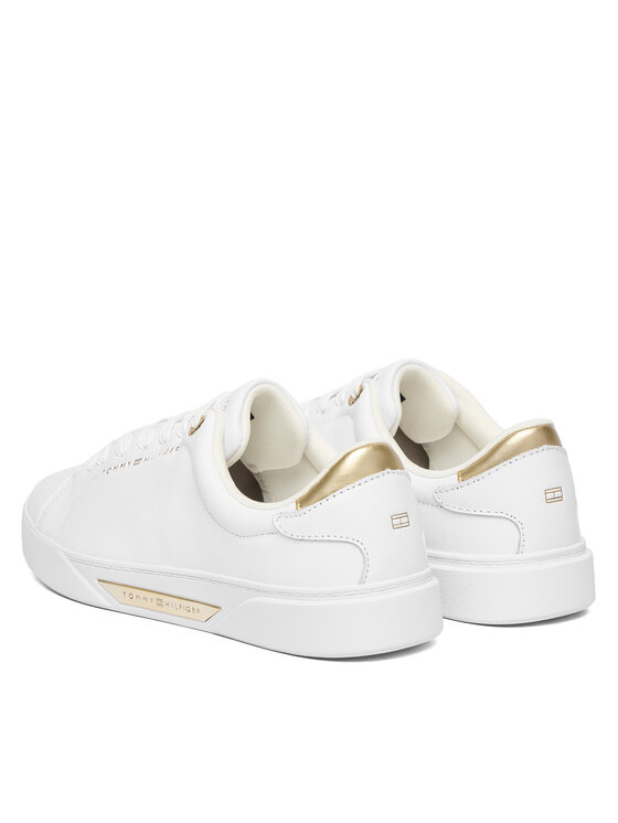 Tommy Hilfiger Superge Tommy Hilfiger Essential Chic Court Sneaker FW0FW09019 Bela