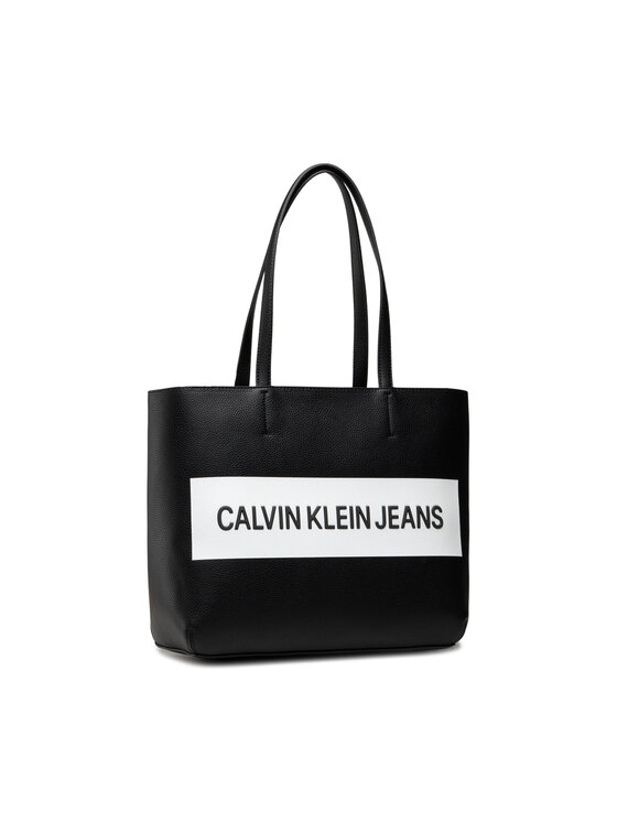 Calvin Klein Jeans Geantă Calvin Klein Jeans Shopper K60K608563 Negru