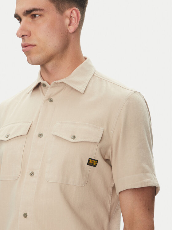 G-STAR G-Star Raw Hemd Marine D19751-D454 Beige Slim Fit