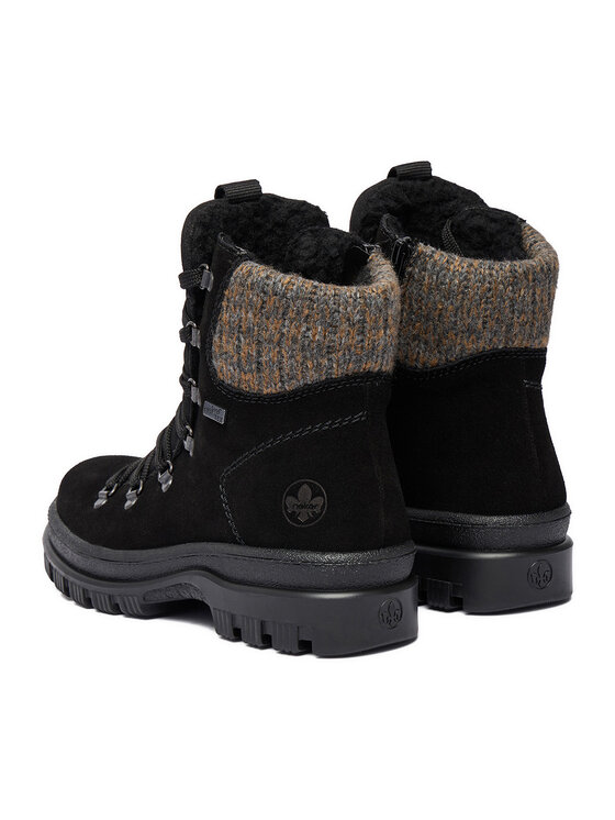 Rieker Botines planos Rieker CEO-X8200-00 Negro