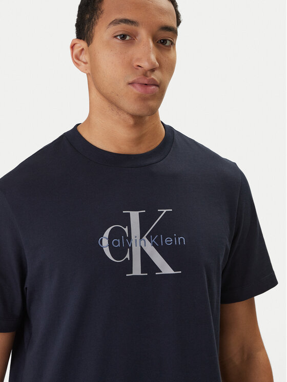 Calvin Klein Jeans Calvin Klein Jeans Marškinėliai Hero Monologo LV04RB862G Tamsiai mėlyna Regular Fit
