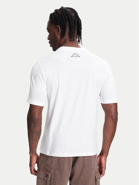 Kappa Kappa Camiseta 351U8JW 001 Blanco Regular Fit
