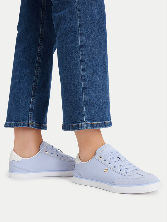 Tommy Hilfiger Αθλητικά Tommy Hilfiger Th Chic Low Vulc FW0FW09391 Ανοιχτό μπλε