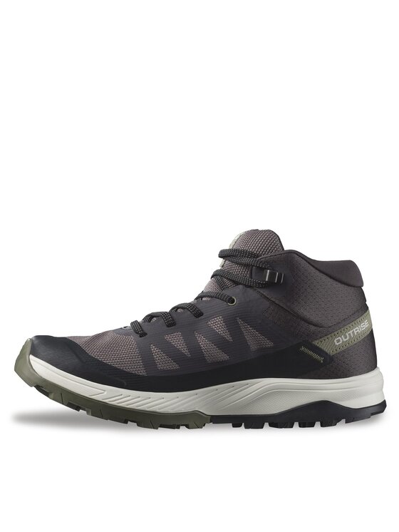 Salomon Трекінгові черевики Salomon Outrise Mid Gtx W GORE-TEX L47160700 Чорний