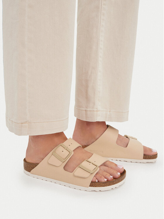 Birkenstock Iešļūcenes Birkenstock Arizona Birko-Flor 1027723 Bēšs