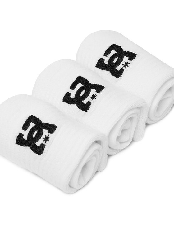 DC Shoes Довгі шкарпетки DC Shoes CEO_AS_DC_01W_AW26 (3-PACK) Білий