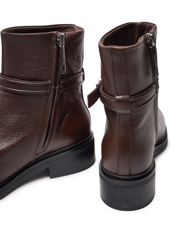 Calvin Klein Členková obuv Calvin Klein HW0HW02183 Hnedá