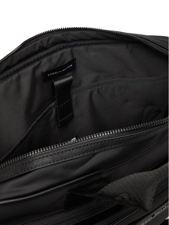 Tommy Hilfiger Portatīvā datora soma Tommy Hilfiger Th Repreve Computer Bag AM0AM13466 Melns