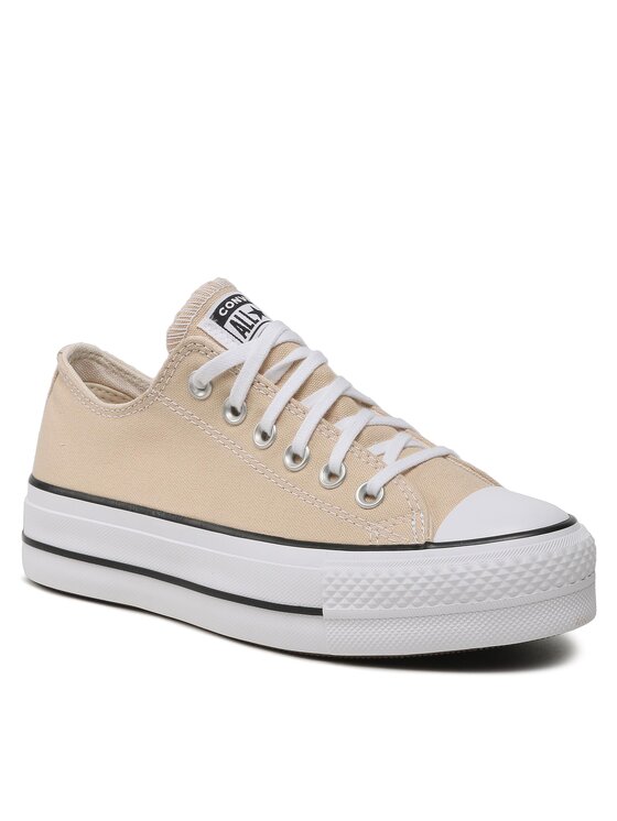 Converse Plátěnky Converse Chuck Taylor All Star Lift A03542C Béžová