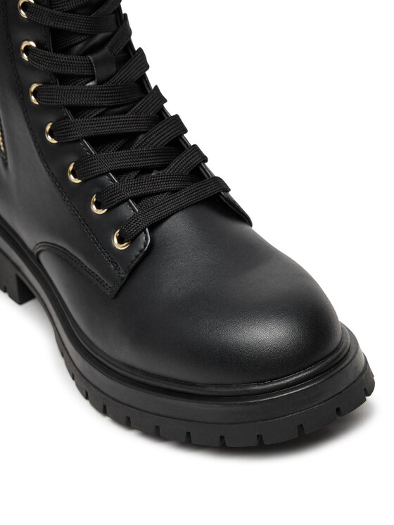 Tommy Hilfiger Turistická obuv Tommy Hilfiger Lace-Up Bootie T3A5-33567-1351 S Černá