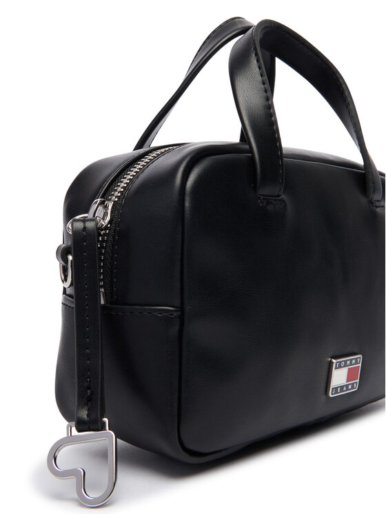Tommy Jeans Geantă Tommy Jeans Tjw City Trunk Crossover AW0AW18084 Negru