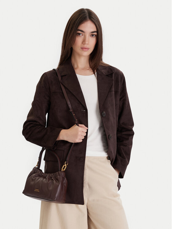 Tommy Hilfiger Rankinė Tommy Hilfiger Soft Leather Mini Crossover AW0AW18306 Ruda