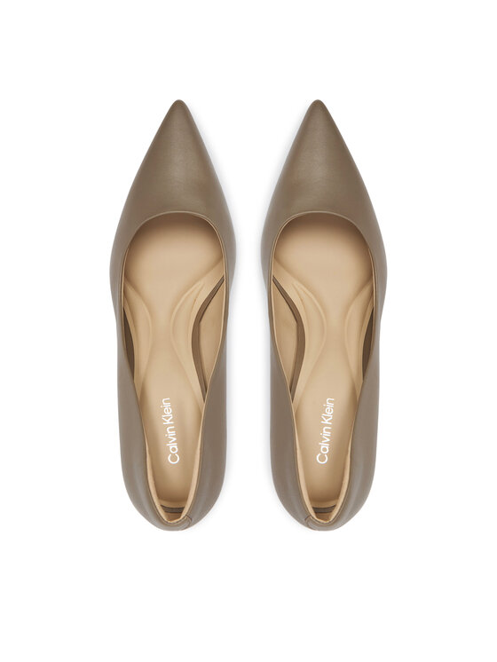 Calvin Klein Lodičky Calvin Klein Ess Stiletto 70 HW0HW02607 Béžová