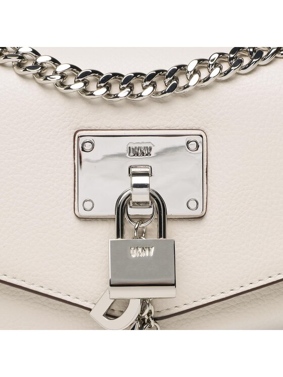 DKNY Geantă DKNY Elissa-Sm Shldr Flp R923HC81 Alb