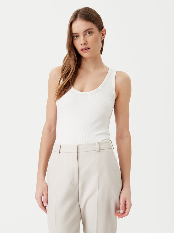 Calvin Klein Calvin Klein Τοπ K20K208246 Λευκό Slim Fit